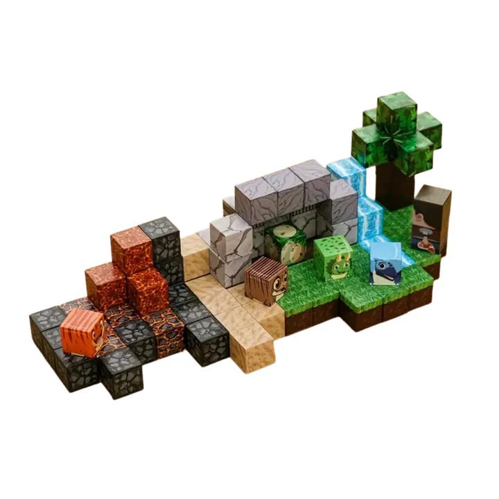 Set Bloques Magnéticos Cubos Pixel Tipo Minecraft 80 piezas - Martina Baby & Kids